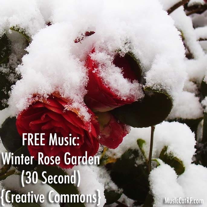 FREE Music: "Winter Rose Garden" Song (30 Second) {Creative Commons}